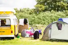 Grass Tent Pitches (Meadow) at Cornish Tipi Holidays