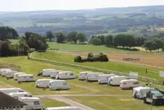 Grass Pitches at Hexham Racecourse Camping and Caravan Park