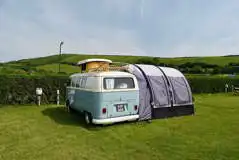 Serviced Grass Pitches at Bay View Farm Caravan and Camping Park