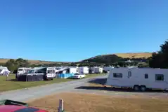 Electric Hardstanding Pitches at Lobb Fields Caravan and Camping Park