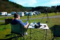 Electric Hardstanding Pitches at Kielder Village Camping and Caravan Site
