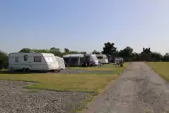 Fully Serviced Hardstanding Pitches at Hill Farm Caravan and Camping Site