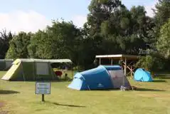 Non Electric Grass Tent Pitches at Findhorn Bay Holiday Park
