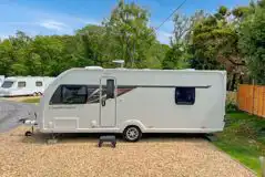 Electric Hardstanding Pitches at Wern Mill Caravan Park