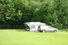 Electric Grass Pitches at Highgate Farm Caravan Park