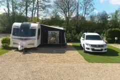 Superior Hardstanding Pitches at South Lytchett Manor Caravan and Camping Park