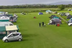 Electric Grass Pitches at Drumroamin Farm Caravan and Camping Site