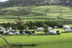 Electric Grass Pitches at Graeanfryn Touring and Camping Park