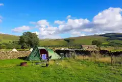 Non Electric Grass Pitches at Stablefell Campsite