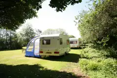 Non Electric Grass Pitches at Tremarne Campsite