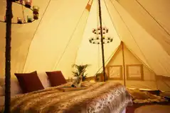 Valentina Bell Tent at Glamping with Llamas