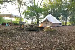 Non Electric Group Tent Pitch at Hideaway Camping