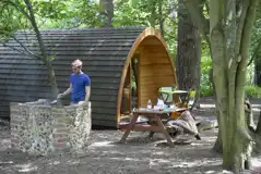 Ensuite MegaPods  at West Stow Pods