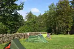 Non Electric Backpacker Grass Pitches (No Vehicles) at North Lees Campsite