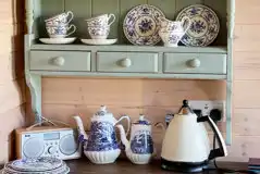 Nuthatch cabin kitchen area