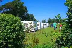 Super Hardstanding Pitches at Island Lodge Caravan and Camping Site