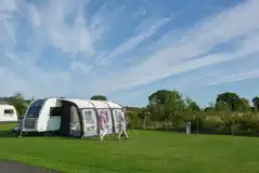 Electric Grass Pitches at Ludlow Touring Park