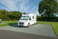 Super Hardstanding Pitches at Ludlow Touring Park