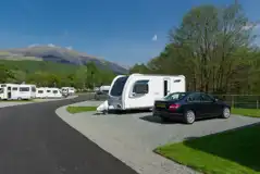 Electric Hardstanding Pitches at Llanberis Touring Park