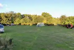Non Electric Grass Tent Pitches at Colemere Caravan Park