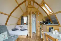 Ensuite Deluxe Wigwam Pods with Hot Tubs (Pet Friendly) at Wigwam Holidays Cove Farm