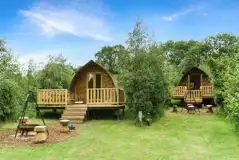 Ensuite Deluxe Wigwam Pods (Pet Friendly) at Wigwam Holidays Charnwood Forest