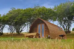 En-Suite Deluxe Wigwam Pods with Hot Tub at Wigwam Holidays Brecon