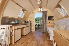 Large Deluxe Ensuite Wigwam Pods (Pet and Wheelchair Friendly) at Wigwam Holidays Ball Hall Farm