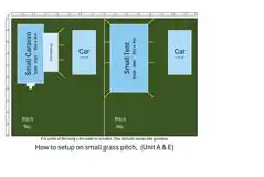 Small electric grass pitches