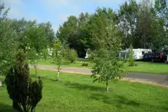 Electric Grass Pitches at Bosworth Caravan Park