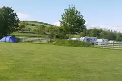 Grass Pitches at Eisteddfa Caravan and Camping Park