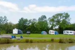 Optional Electric Grass Pitches at Cranmoor Campsite Certificated Site