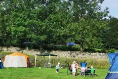 Small Grass Camping Pitches (Optional Electric) at Sizergh Caravan and Camping