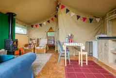 Red Kite Safari Tent at Kidwelly Farm Cottages