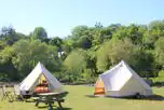 Bell Tents at Hooke Court