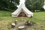 Eco Bell Tents at Fotheringhay Castle Farm Site