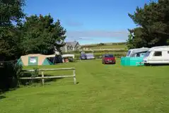 Non Electric Grass Pitches at Higher Penderleath Caravan and Camping Park