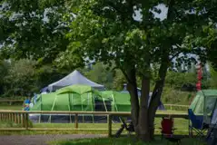 Small Electric Grass Pitches at Avon Valley Camping