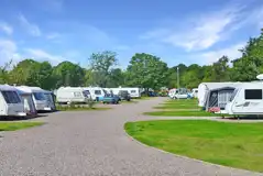 Electric Hardstanding Touring Pitches at Campsie Glen Holiday Park