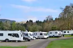 Hardstanding Touring Pitches at Callander Woods Holiday Park