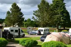 Electric Grass Tent Pitches at Deeside Holiday Park