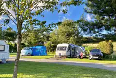 Electric Hardstanding Touring Pitches at Strawberry Hill Farm Camping and Caravan Park