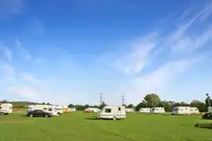 Electric Grass Touring Pitches at Lee Valley Camping and Caravan Park Edmonton