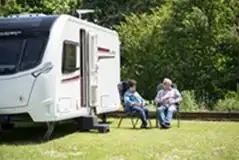 RV Pitches (13m) at Lee Valley Campsite Sewardstone
