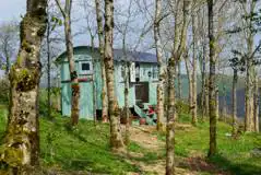 Nadine Shepherd's Hut at Llethrau Forest and Nature Retreats