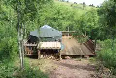 Yurts at Llethrau Forest and Nature Retreats
