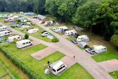 Hardstanding Pitches (Optional Electric) at Forest and Wye Valley Camping