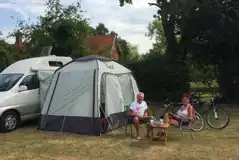 Electric Grass Pitch at Sunnyside Campsite