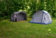 Non Electric Grass Tent Pitches at Treglisson Touring Park