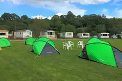 Non Electric Grass Pitches at Riverside Caravan and Camping Park